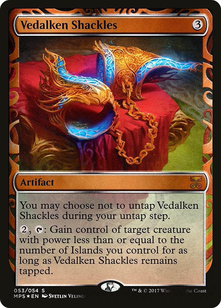 Image of Vedalken Shackles (MPS-053) - Kaladesh Inventions Foil
