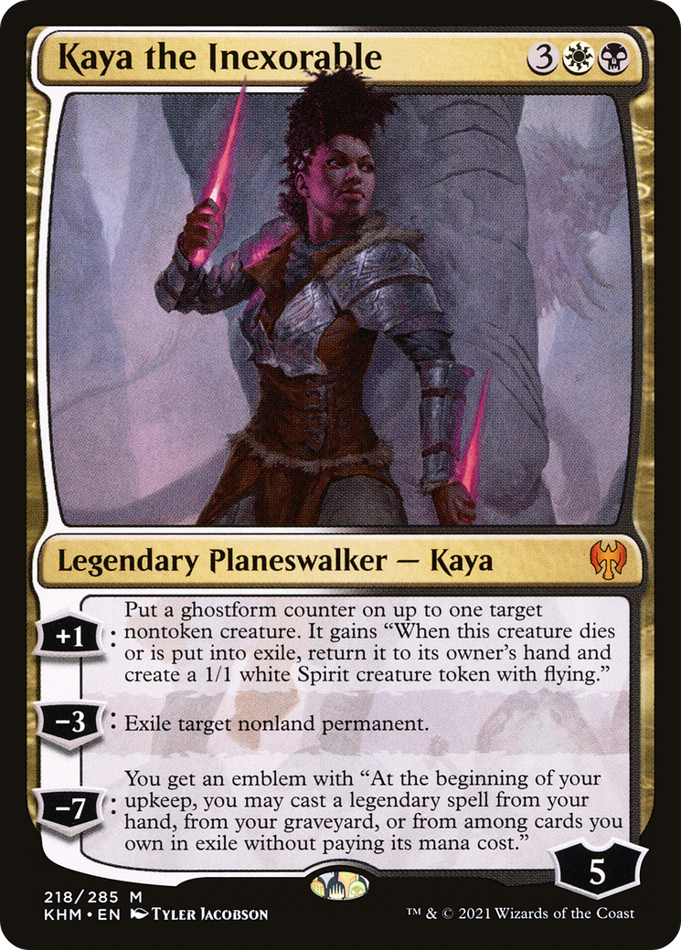 Image of Kaya the Inexorable (KHM-218) - Kaldheim