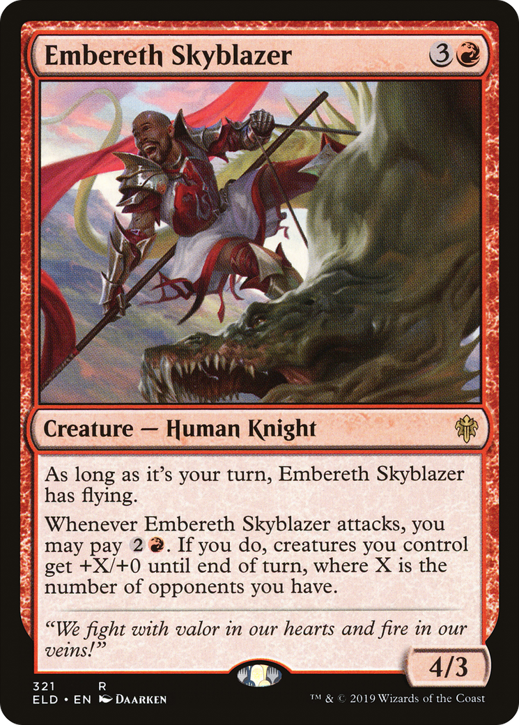 Image of Embereth Skyblazer (ELD-321) - Throne of Eldraine