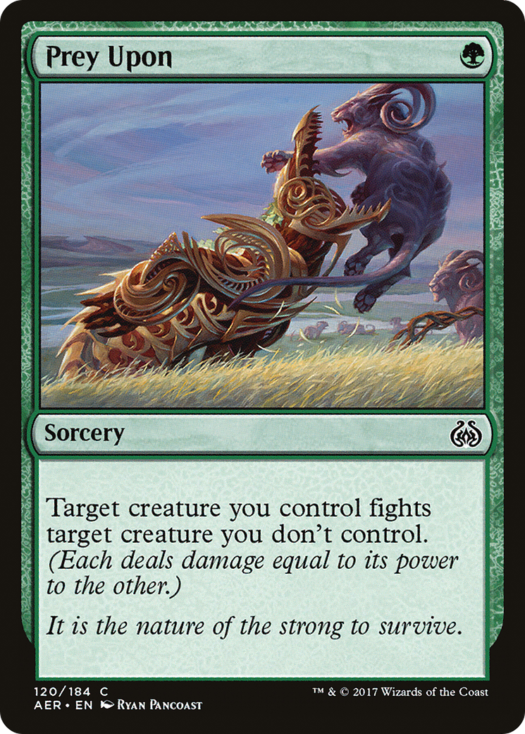 Image of Prey Upon (AER-120) - Aether Revolt Foil