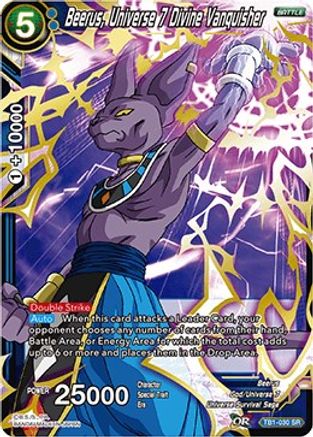 Image of Beerus, Universe 7 Divine Vanquisher (TB1-030) - Tournament of Power
