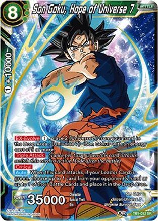 Image of Son Goku, Hope of Universe 7 (TB1-052) - Tournament of Power