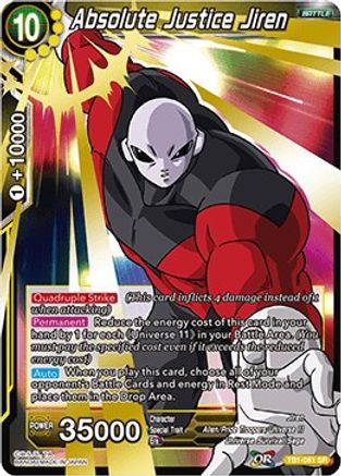 Image of Absolute Justice Jiren (TB1-081) - Tournament of Power