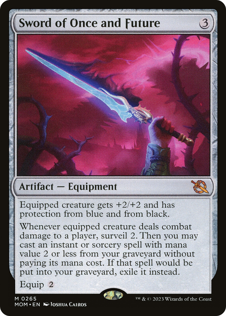 Image of Sword of Once and Future (MOM-265) - March of the Machine Foil