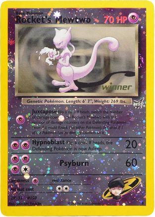 Image of Rocket's Mewtwo 008  - Reverse Holofoil Best of Promos - Promo