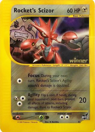 Image of Rocket's Scizor 004  Best of Promos - Promo