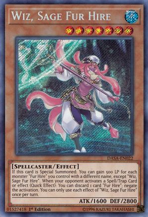 Image of Wiz, Sage Fur Hire (DASA-EN022) - Dark Saviors 1st Edition