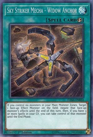 Image of Sky Striker Mecha - Widow Anchor (DASA-EN034) - Dark Saviors 1st Edition