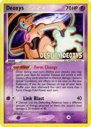 Image of Deoxys (Normal Forme) 016/107  Miscellaneous Cards & Products - Promo