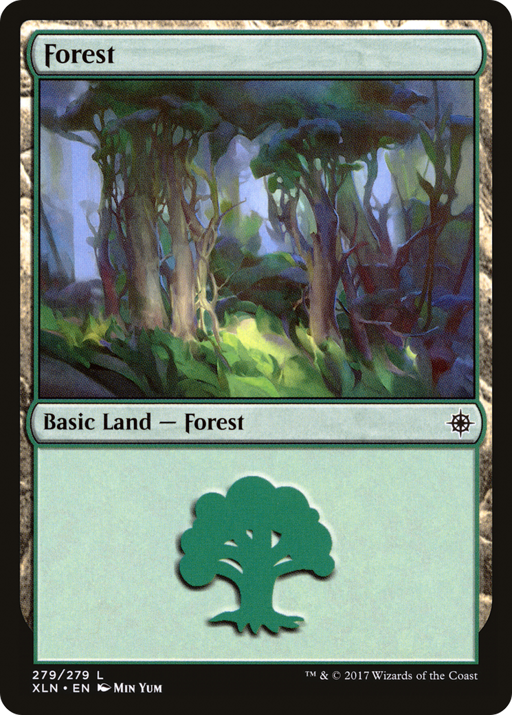 Image of Forest (XLN-279) - Ixalan Foil