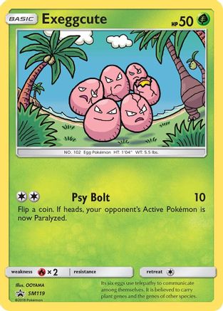 Image of Exeggcute SM119  - Holofoil SM Promos - Promo