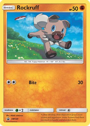 Image of Rockruff SM120  - Holofoil SM Promos - Promo