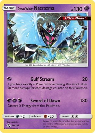 Image of Dawn Wings Necrozma SM123  - Holofoil SM Promos - Promo