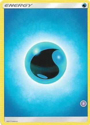 Image of Water Energy (7)  SM Trainer Kit Alolan Sandslash & Alolan Ninetales - Common