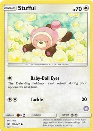 Image of Stufful (12) 110  SM Trainer Kit Alolan Sandslash & Alolan Ninetales - Common