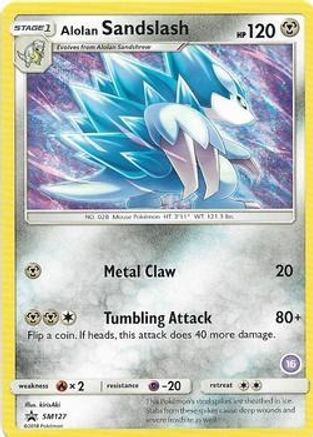 Image of Alolan Sandslash (16) SM127  SM Trainer Kit Alolan Sandslash & Alolan Ninetales - Promo