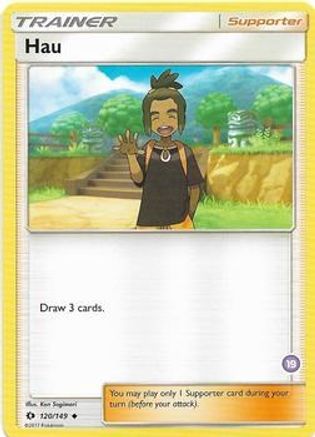 Image of Hau (19) (Alolan Sandslash Half-Deck) 120  SM Trainer Kit Alolan Sandslash & Alolan Ninetales - Uncommon
