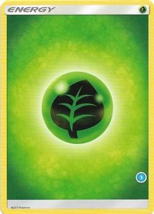 Image of Grass Energy (1)  SM Trainer Kit Alolan Sandslash & Alolan Ninetales - Common