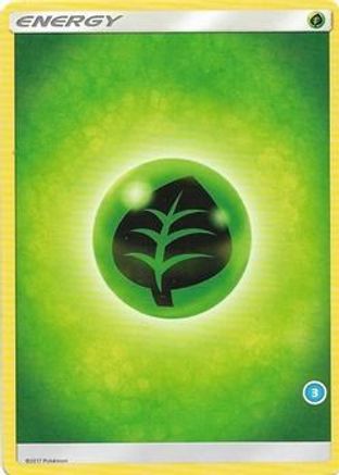 Image of Grass Energy (3)  SM Trainer Kit Alolan Sandslash & Alolan Ninetales - Common