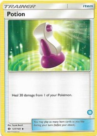 Image of Potion (15) 127  SM Trainer Kit Alolan Sandslash & Alolan Ninetales - Uncommon