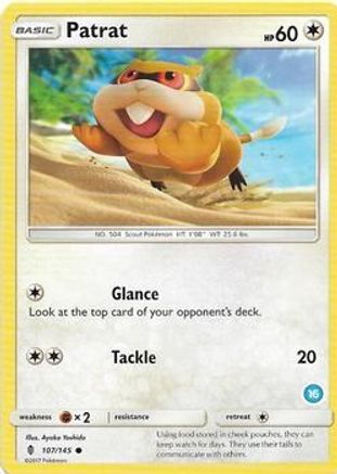 Image of Patrat (16) 107  SM Trainer Kit Alolan Sandslash & Alolan Ninetales - Common