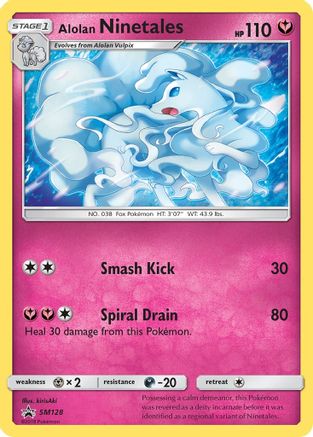 Image of Alolan Ninetales SM128  SM Promos - Promo