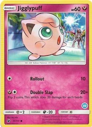 Image of Jigglypuff (22) 021  SM Trainer Kit Alolan Sandslash & Alolan Ninetales - Common