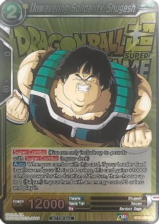 Image of Unwavering Solidarity Shugesh (Metallic Foil) (Event Pack 2018) (BT3-100) - Promotion Cards Foil