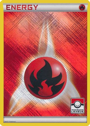 Image of Fire Energy (2011 Pokemon League)  - Holofoil League & Championship Cards - Promo