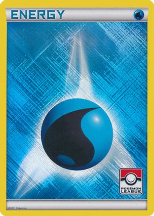 Image of Water Energy (2011 Pokemon League Promo)  - Holofoil League & Championship Cards - Promo