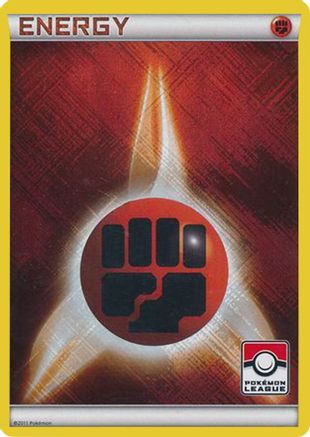 Image of Fighting Energy (2011 Pokemon League)  - Holofoil League & Championship Cards - Promo