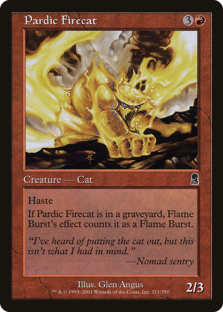 Image of Pardic Firecat (ODY-211) - Odyssey