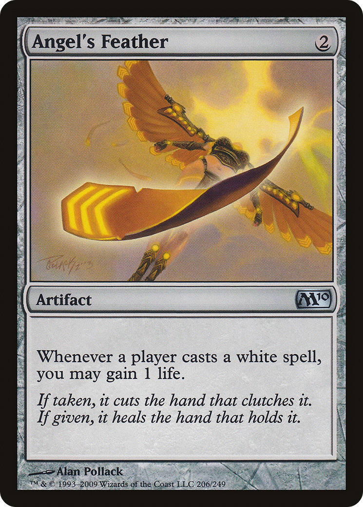 Image of Angel's Feather (M10-206) - Magic 2010 Foil