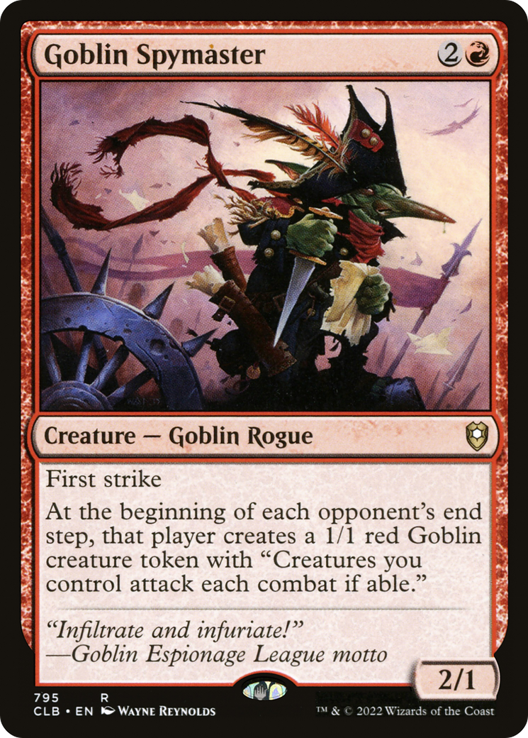 Image of Goblin Spymaster (CLB-795) - Commander Legends: Battle for Baldur's Gate