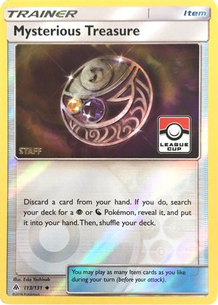 Image of Mysterious Treasure 113/131  - Reverse Holofoil League & Championship Cards - Promo