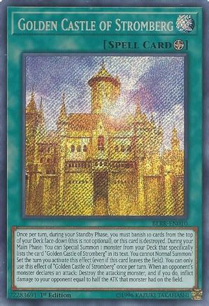 Image of Golden Castle of Stromberg (BLRR-EN010) - Battles of Legend: Relentless Revenge 1st Edition