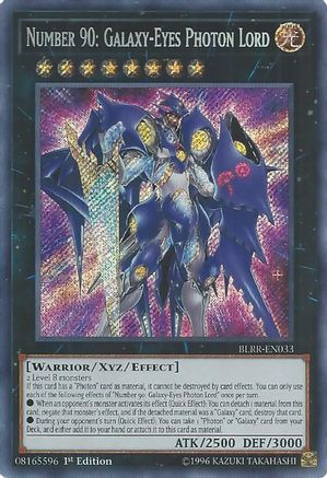 Image of Number 90: Galaxy-Eyes Photon Lord (BLRR-EN033) - Battles of Legend: Relentless Revenge 1st Edition