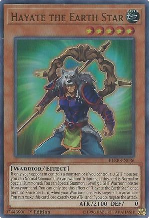 Image of Hayate the Earth Star (BLRR-EN036) - Battles of Legend: Relentless Revenge 1st Edition
