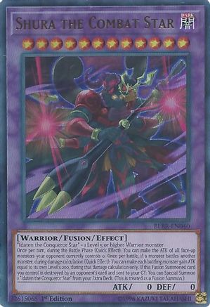 Image of Shura the Combat Star (BLRR-EN040) - Battles of Legend: Relentless Revenge 1st Edition
