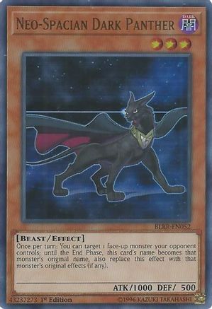 Image of Neo-Spacian Dark Panther (BLRR-EN052) - Battles of Legend: Relentless Revenge 1st Edition