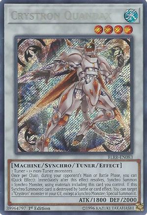 Image of Crystron Quandax (BLRR-EN083) - Battles of Legend: Relentless Revenge 1st Edition