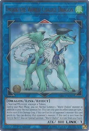 Image of Imduk the World Chalice Dragon (BLRR-EN086) - Battles of Legend: Relentless Revenge 1st Edition