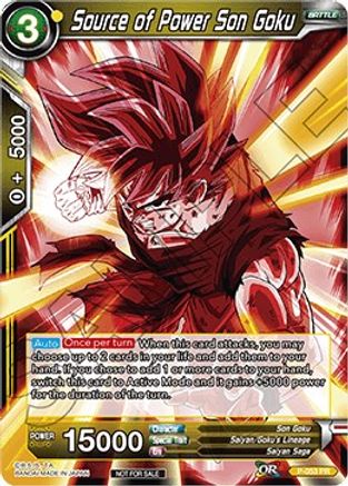 Image of Source of Power Son Goku (P-053) - Promotion Cards