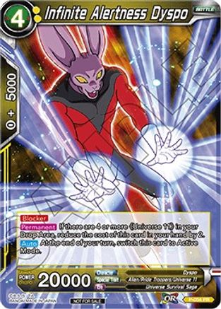 Image of Infinite Alertness Dyspo (P-054) - Promotion Cards