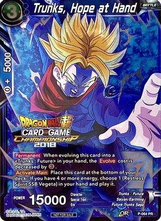 Image of Trunks, Hope at Hand (P-064) - Tournament Promotion Cards