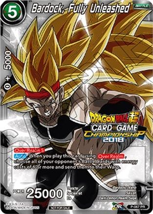 Image of Bardock, Fully Unleashed (P-067) - Tournament Promotion Cards