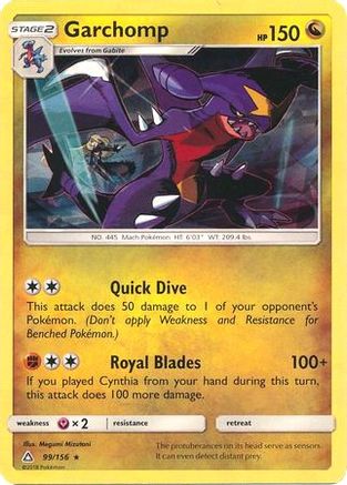 Image of Garchomp 099/156  - Holofoil Deck Exclusives - Rare