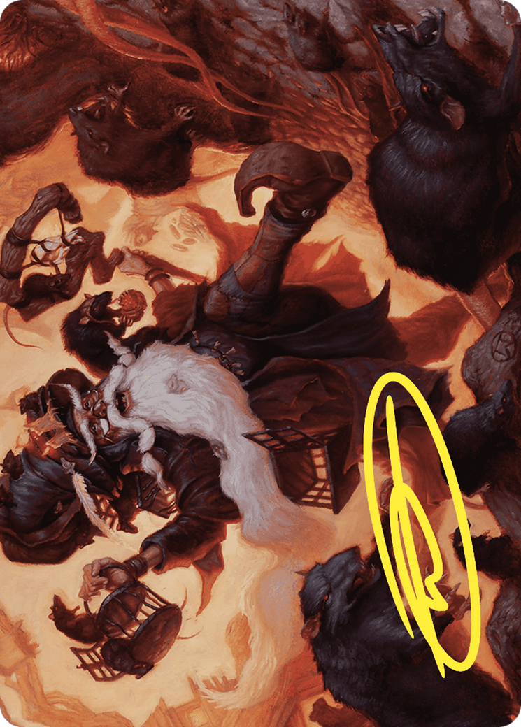 Image of Tattered Ratter // Tattered Ratter (AWOE-020) - Wilds of Eldraine Art Series (Borderless) Foil