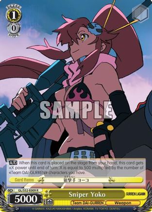 Image of Sniper Yoko (GL/S52-E009) - Gurren Lagann
