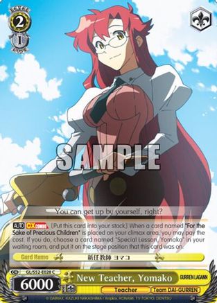 Image of New Teacher, Yomako (GL/S52-E028) - Gurren Lagann